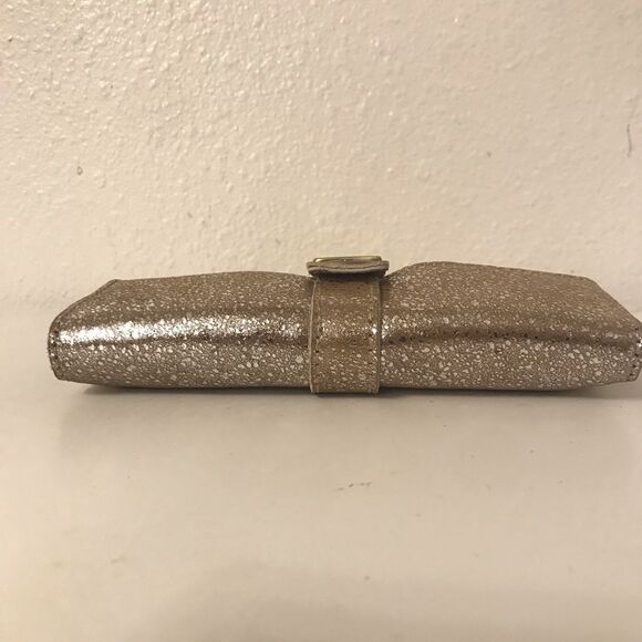 Anthropologie Miss Albright Highgrove Glittery Leather Accordion Wallet - Picture 8 of 8